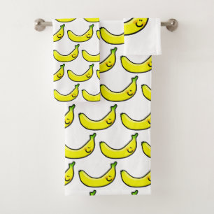 Conjunto De Toalhas Banana fruta