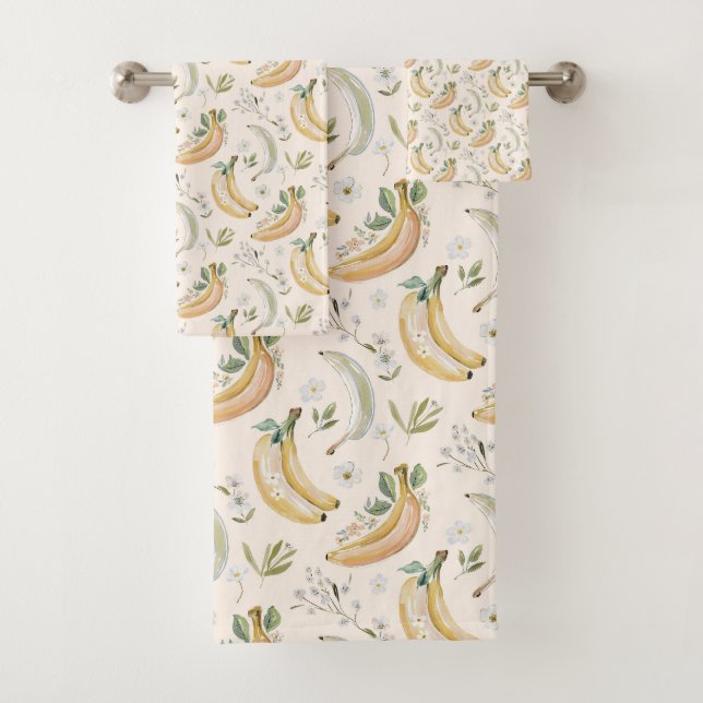 Conjunto De Toalhas Bananas por Cerejas (Insitu)