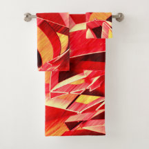 Banda vermelha cratada que simula o movimento sobr