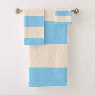 Conjunto De Toalhas Bandas Azuis Bebidas