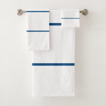 Bandas Geométricas Azuis Brancas