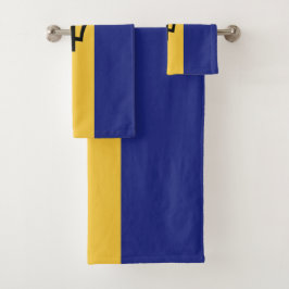 Conjunto De Toalhas bandeira Barbados