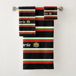 Conjunto De Toalhas Bandeira búlgara