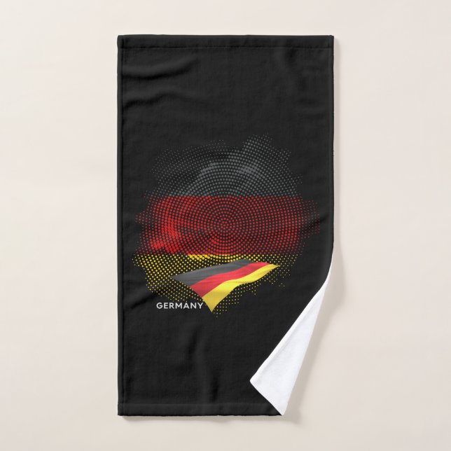 Conjunto De Toalhas bandeira da Alemanha (Toalha de mão)