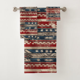 Conjunto De Toalhas Bandeira da América Ocidental