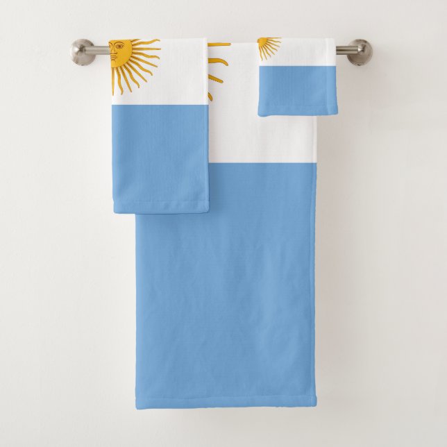 Conjunto De Toalhas Bandeira da Argentina (Insitu)