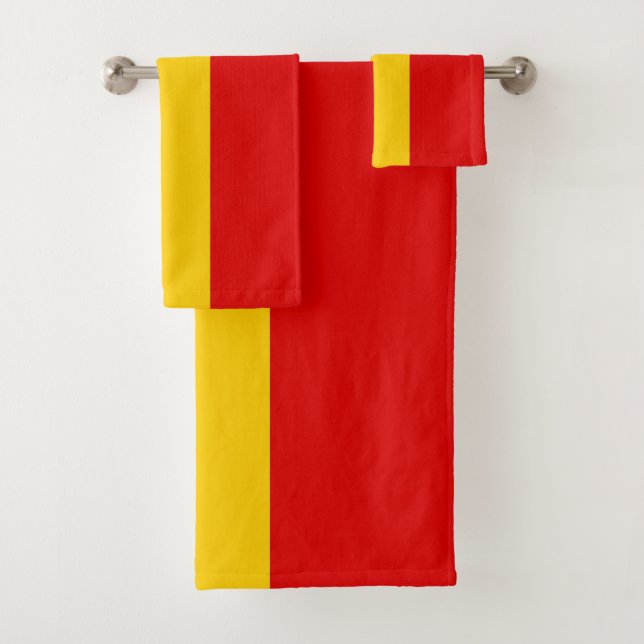 Conjunto De Toalhas Bandeira da Bélgica (Insitu)