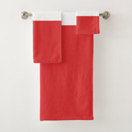 Conjunto De Toalhas Bandeira da Dinamarca