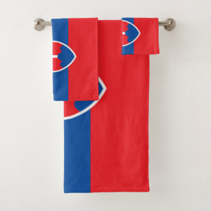 Conjunto De Toalhas Bandeira da Eslováquia