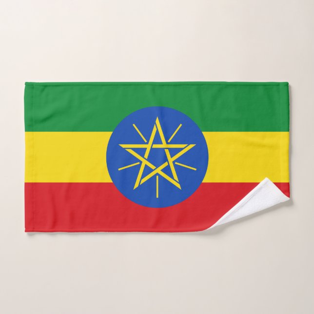 Conjunto De Toalhas Bandeira da Etiópia (Toalha de mão)
