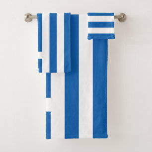 Conjunto De Toalhas Bandeira da Grécia
