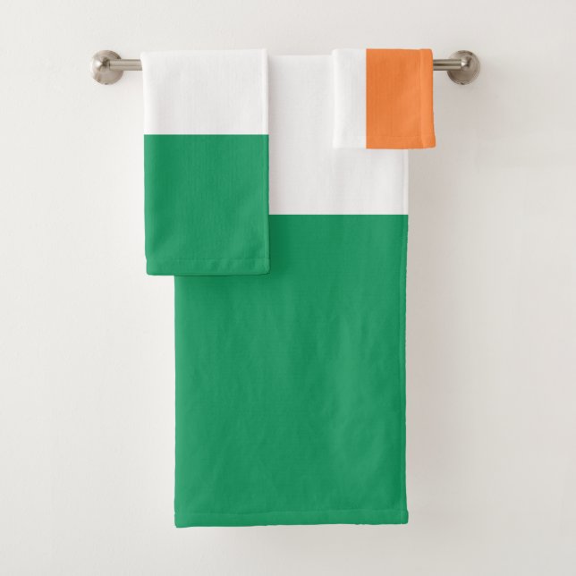 Conjunto De Toalhas Bandeira da Irlanda (Insitu)