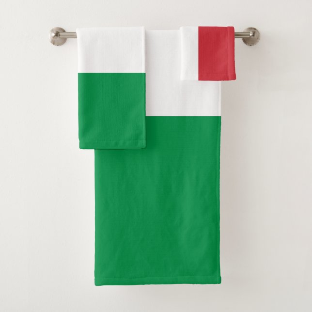 Conjunto De Toalhas Bandeira da Itália (Insitu)