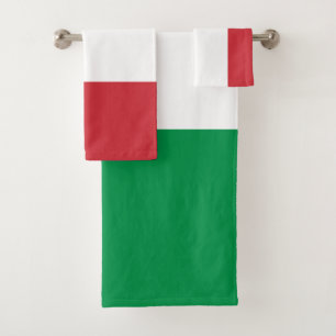 Conjunto De Toalhas bandeira da Itália