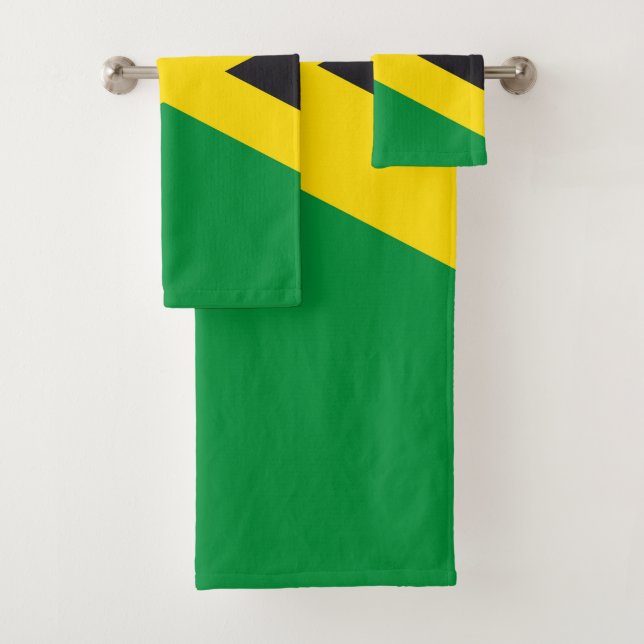 Conjunto De Toalhas bandeira da Jamaica (Insitu)