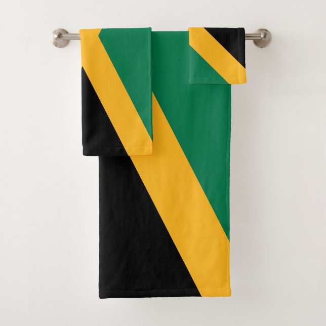 Conjunto De Toalhas bandeira da Jamaica (Insitu)