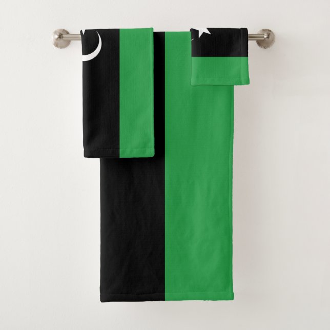 Conjunto De Toalhas Bandeira da Líbia (Insitu)