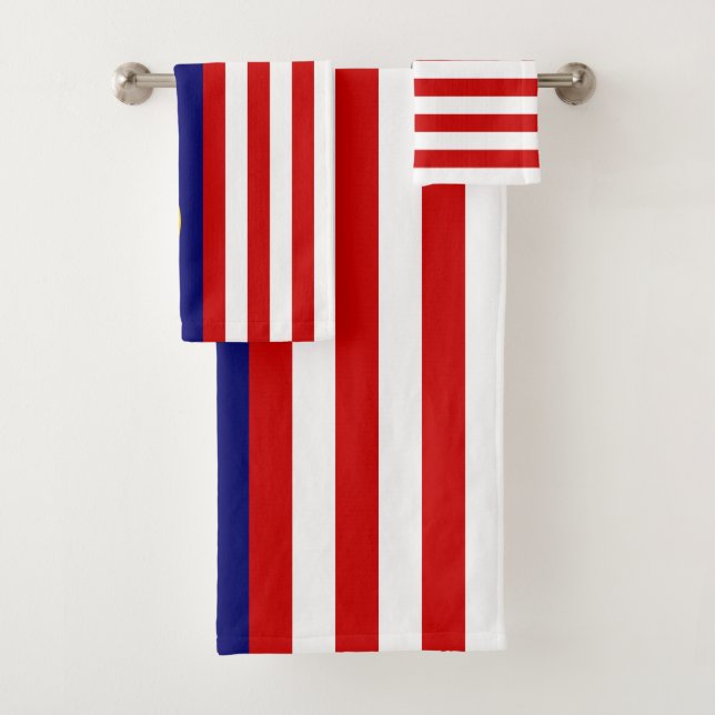 Conjunto De Toalhas Bandeira da Malásia (Insitu)