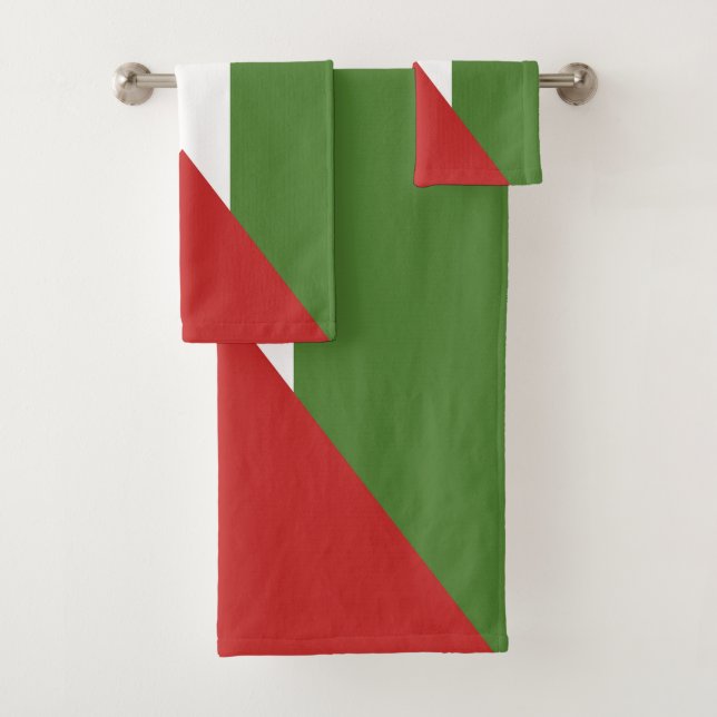 Conjunto De Toalhas bandeira da Palestina (Insitu)