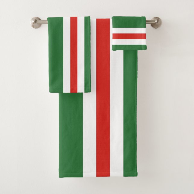 Conjunto De Toalhas Bandeira da República Chechena de Ichkeria (Insitu)