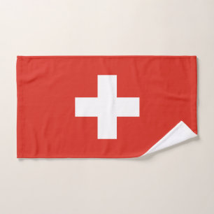 Conjunto De Toalhas Bandeira da Suíça