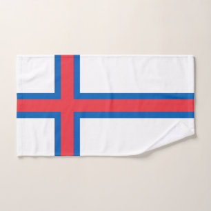 Conjunto De Toalhas Bandeira das Ilhas Faroé