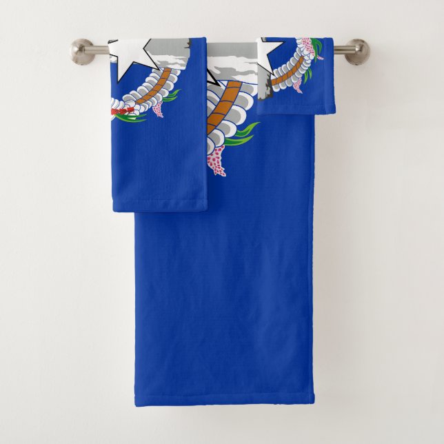 Conjunto De Toalhas Bandeira das Ilhas Marianas do Norte (Insitu)