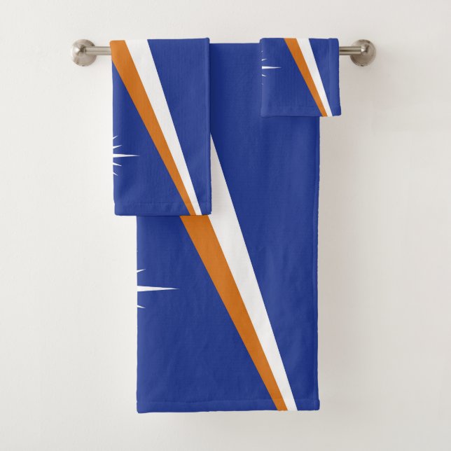 Conjunto De Toalhas bandeira das Ilhas Marshall (Insitu)