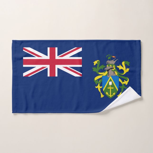 Conjunto De Toalhas Bandeira das Ilhas Pitcairn (Toalha de mão)