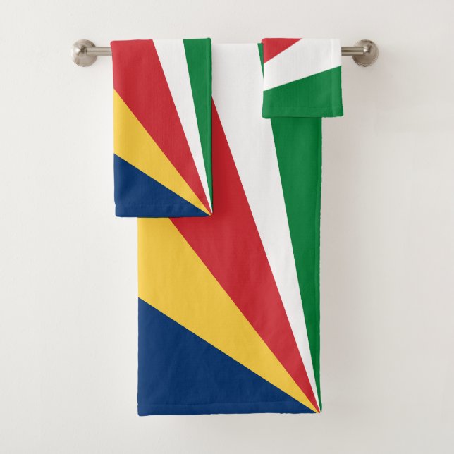 Conjunto De Toalhas Bandeira das Seychelles (Insitu)