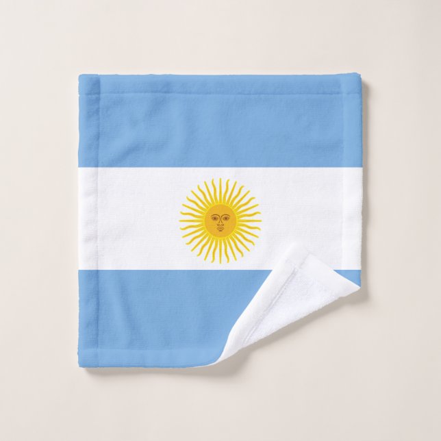 Conjunto De Toalhas Bandeira de Argentina (Pano de lavar)