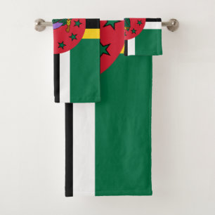Conjunto De Toalhas Bandeira de Dominica