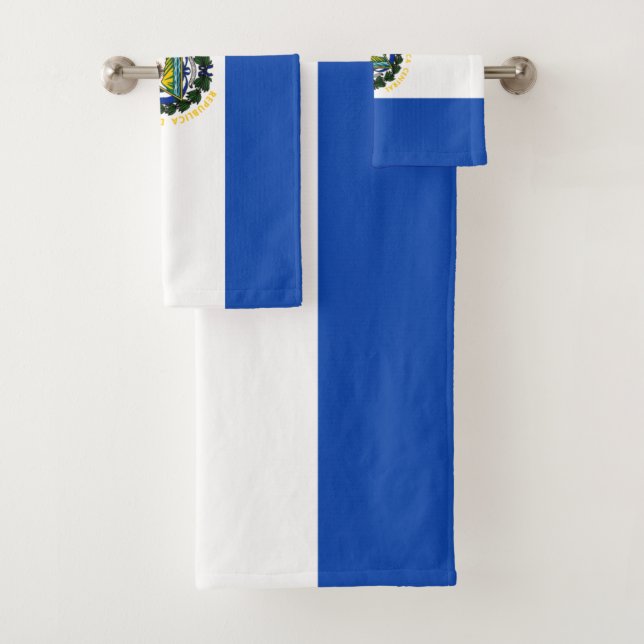 Conjunto De Toalhas Bandeira de El Salvador (Insitu)