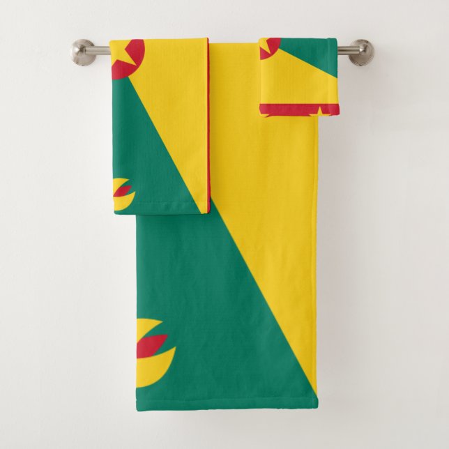 Conjunto De Toalhas Bandeira de Grenada (Insitu)