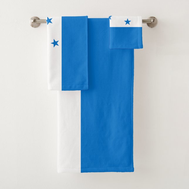 Conjunto De Toalhas Bandeira de Honduras (Insitu)
