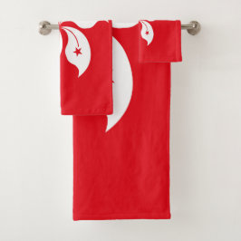 Conjunto De Toalhas Bandeira de Hong Kong