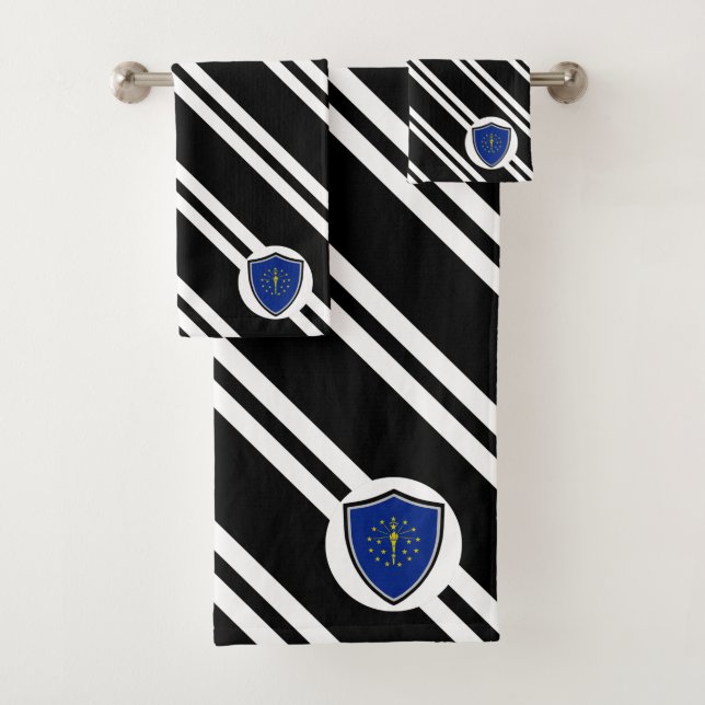 Conjunto De Toalhas Bandeira de Indiana (Insitu)
