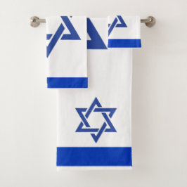 Conjunto De Toalhas Bandeira de Israel, Judaica, Convidado Judeu - Pre