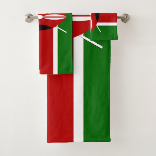 Conjunto De Toalhas Bandeira de Kenya