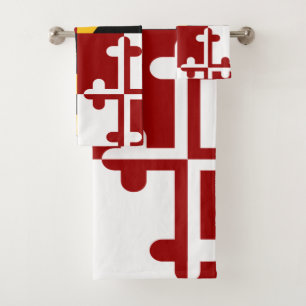 Conjunto De Toalhas bandeira de Maryland
