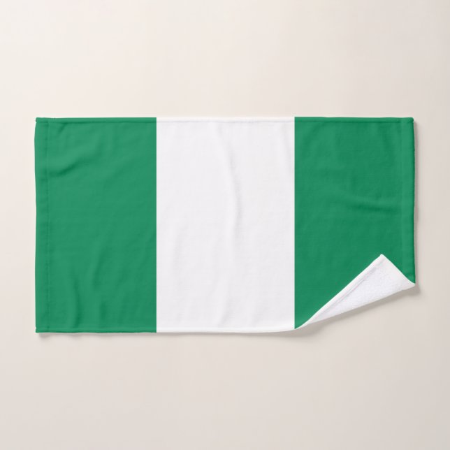 Conjunto De Toalhas Bandeira de Nigéria (Toalha de mão)