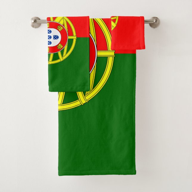 Conjunto De Toalhas Bandeira de Portugal (Insitu)