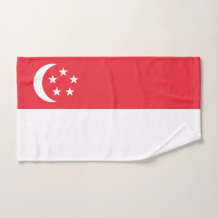 Conjunto De Toalhas Bandeira de Singapura