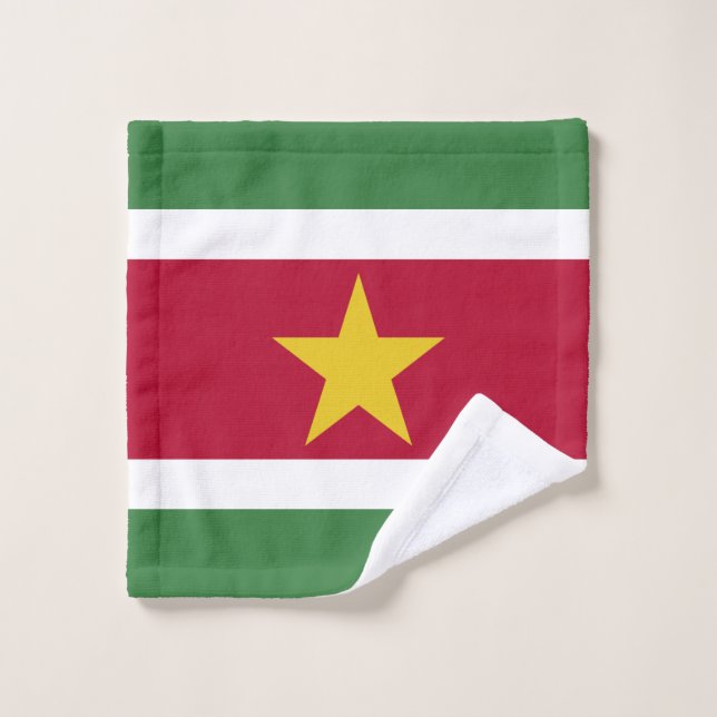 Conjunto De Toalhas Bandeira de Suriname (Pano de lavar)