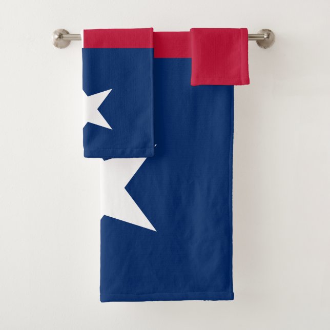 Conjunto De Toalhas Bandeira de Texas (Insitu)