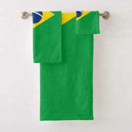 Conjunto De Toalhas Bandeira do Brasil