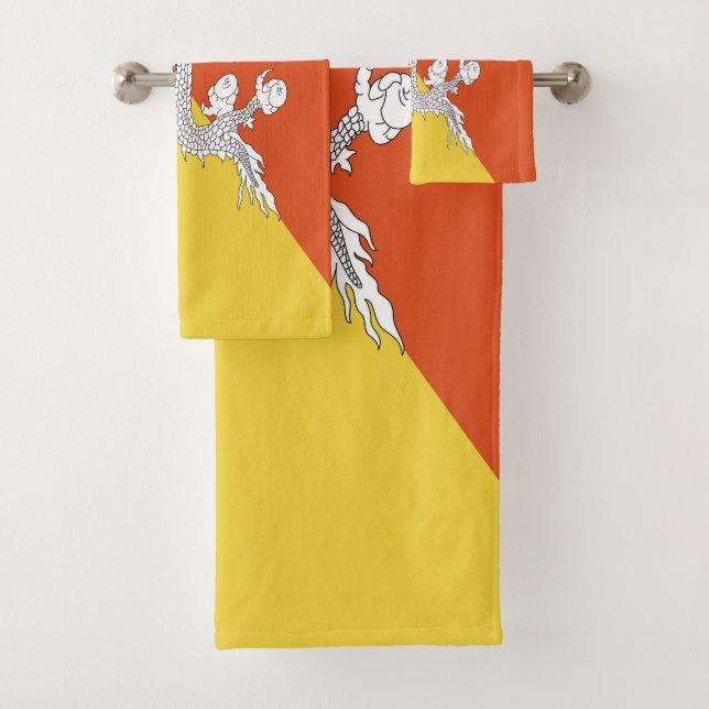 Conjunto De Toalhas Bandeira do butano (Insitu)