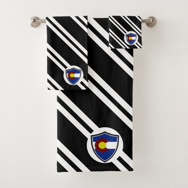 Conjunto De Toalhas bandeira do Colorado (Insitu)