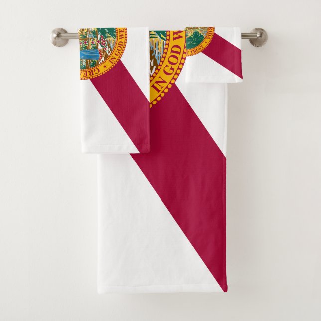 Conjunto De Toalhas Bandeira do Estado da Flórida (Insitu)