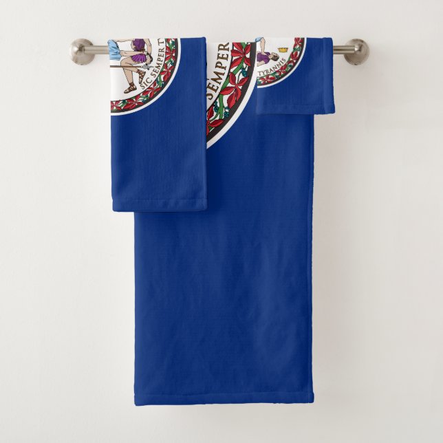 Conjunto De Toalhas Bandeira do Estado da Virgínia (Insitu)